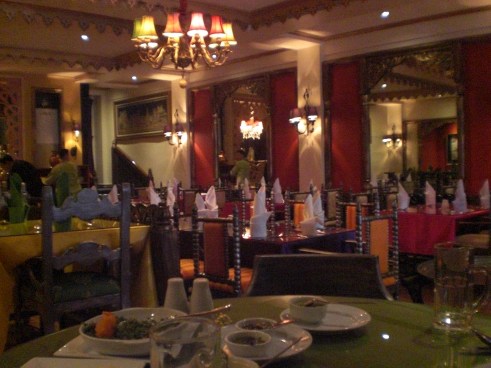 Kashmir Indian restaurant in Makati City--inside Kashmir Indian restaurant in Makati City--inside